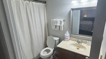 Towels, soap, toilet paper