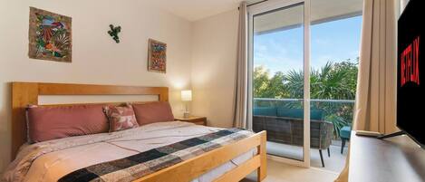 2 chambres, coffre-fort, accès au Wi-Fi (inclus)