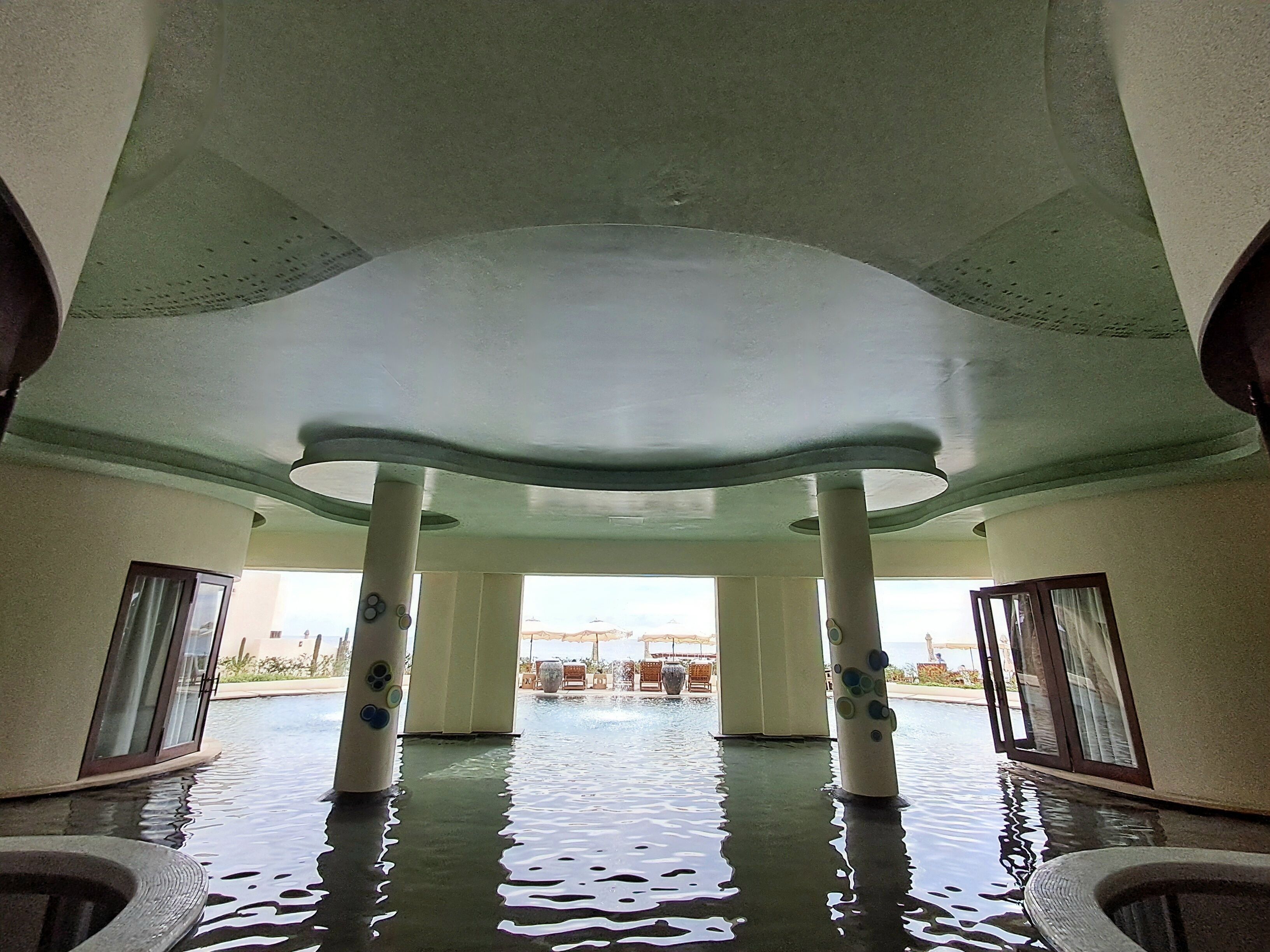 Alberca al aire libre 