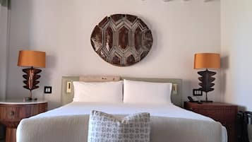 Luksusvilla, 2 soverom, terrasse, havutsikt | Utsikt mot strand/hav