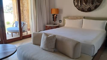 Luxury Villa, 2 Bedrooms, Patio, Ocean View | 1 bedroom, iron/ironing board, free WiFi