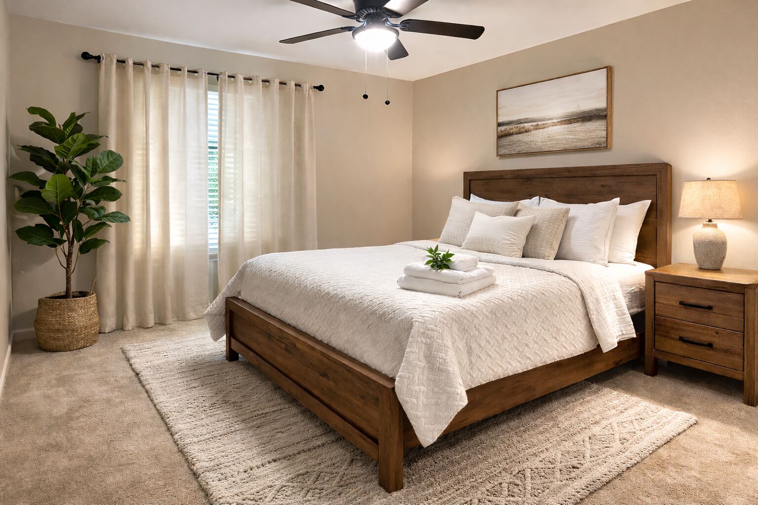 3 bedrooms, iron/ironing board, WiFi, bed sheets