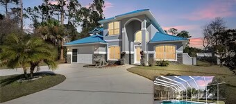 Palm Coast Oasis: Solar Pool, Spa, Sauna & Sunroom