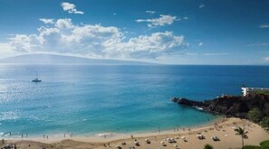 En la playa 