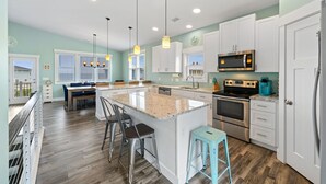 Unclassified image, 3 of 77, button - The Turquoise Turtle -Private Pool, Hot Tub, Ocean View, 2nd Row, 4BR, Kids Area (Carolina Beach)