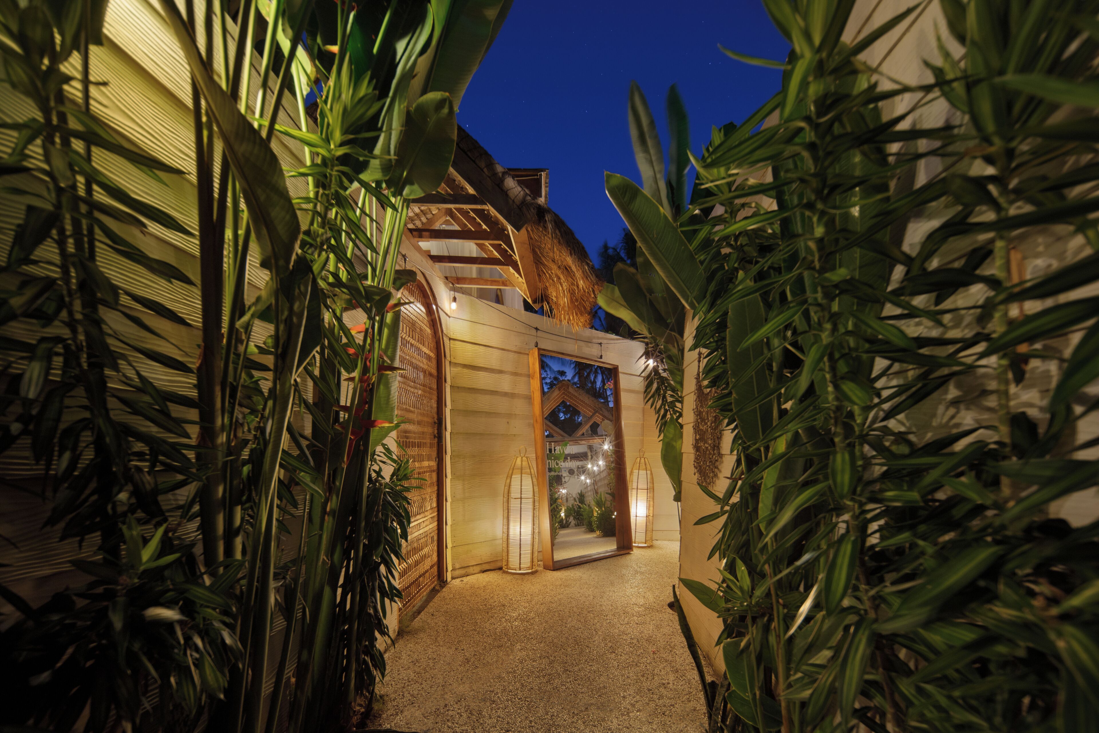 Front of property - evening/night
