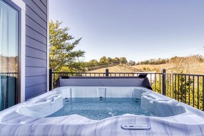 Baignoire à remous extérieure