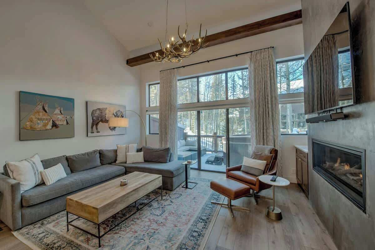 TV, fireplace, video games, offices