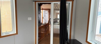 Cozy 2-bedroom chalet in Pierreville on the river with a