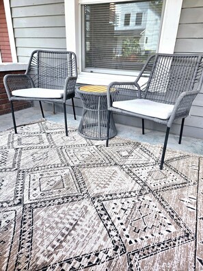 Terrace/patio - Spacious Downtown Indianapolis – Sleeps 16, Perfect for Groups, Families & Teams (Indianapolis)