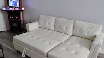 Smart TV, video games, table football