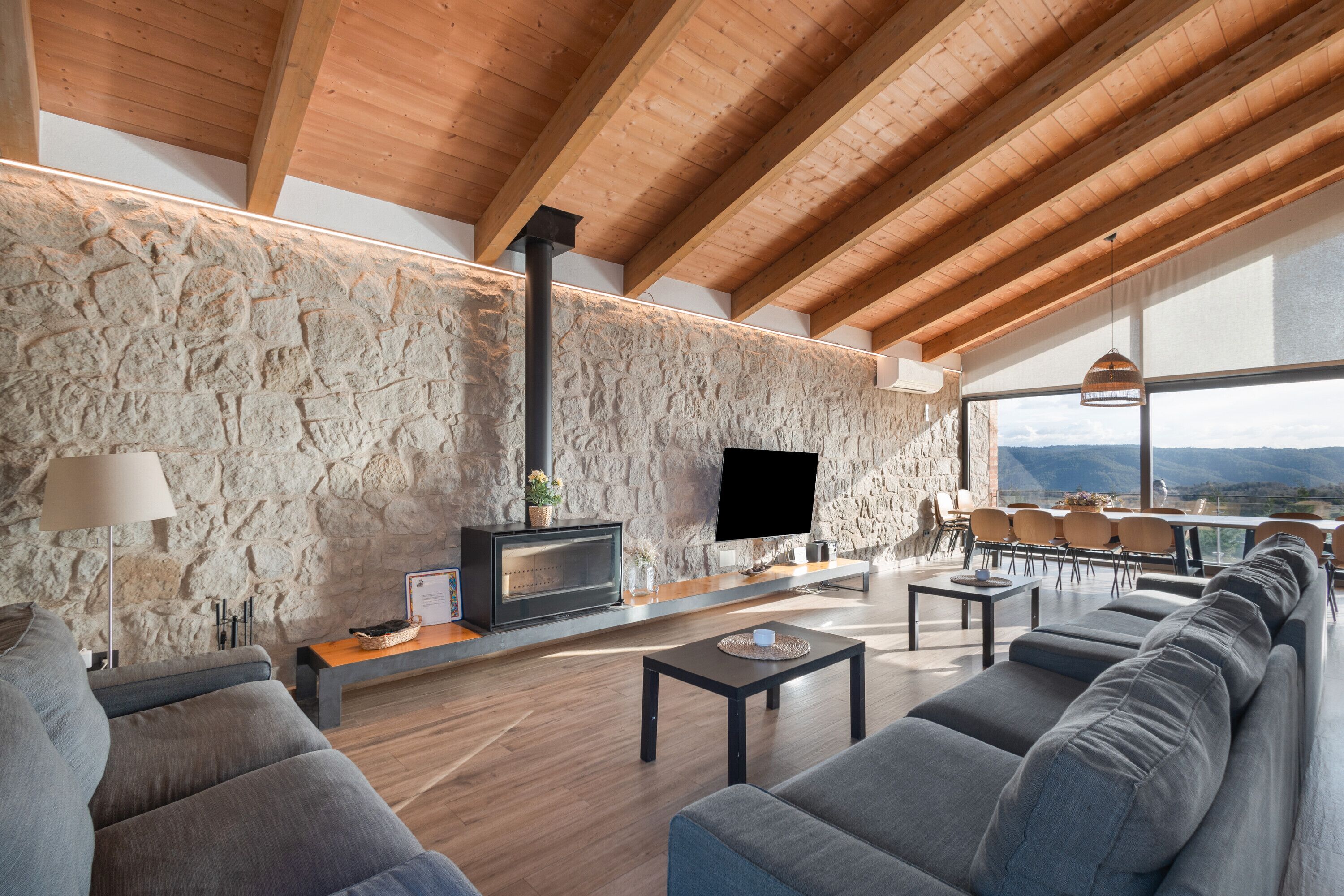 TV, fireplace, DVD player, table tennis