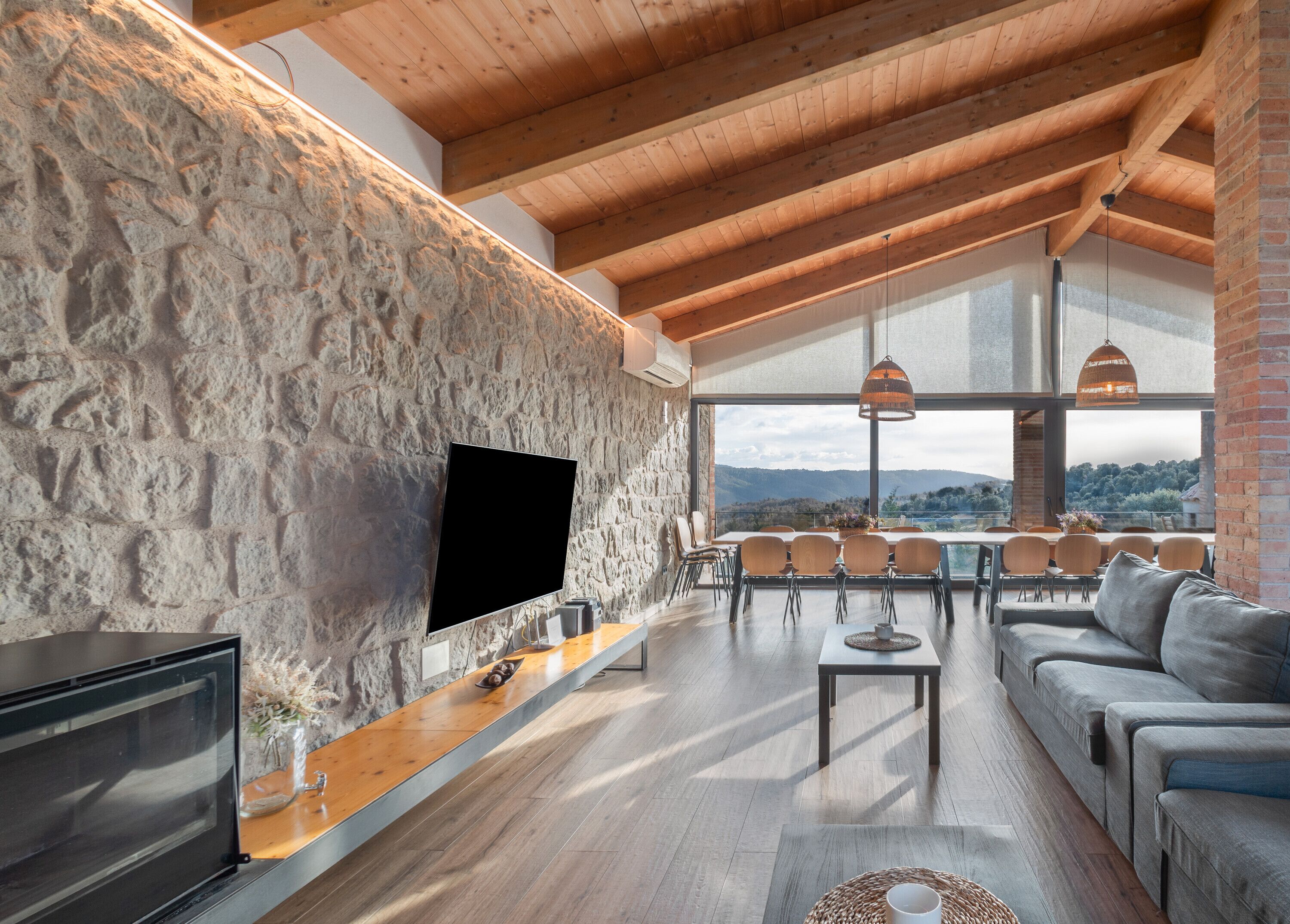 TV, fireplace, DVD player, table tennis