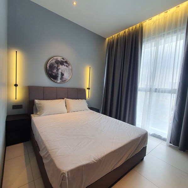 1 habitación, tabla de planchar con plancha, wifi y ropa de cama