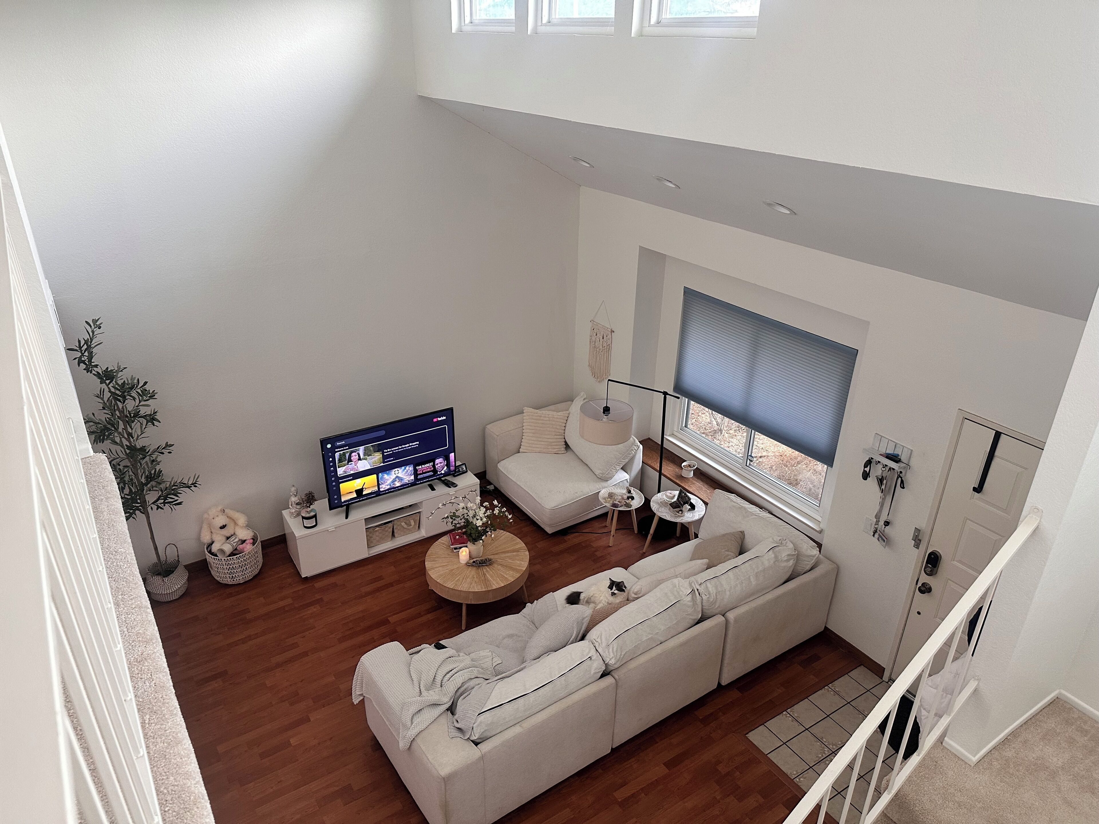 TV connectée, cheminée