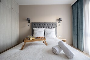 1 soverom, strykejern/-brett, reiseseng for barn og wi-fi (inkludert)