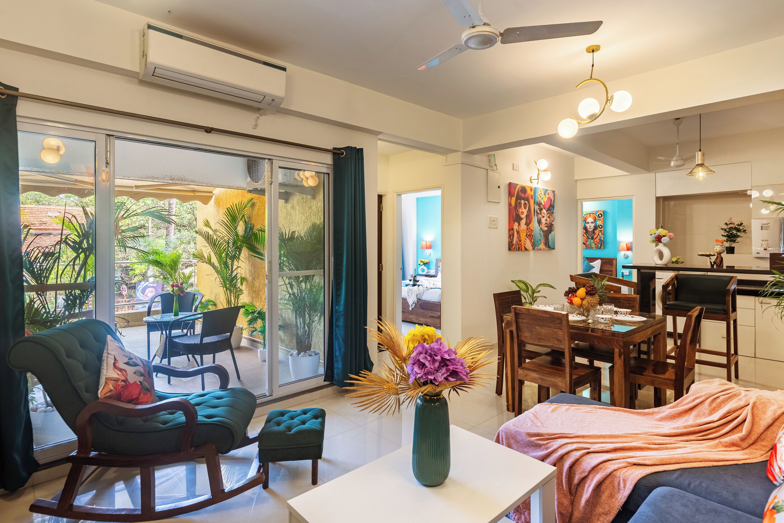 Superior Apartment | Living area | 42-inch LED TV with digital channels