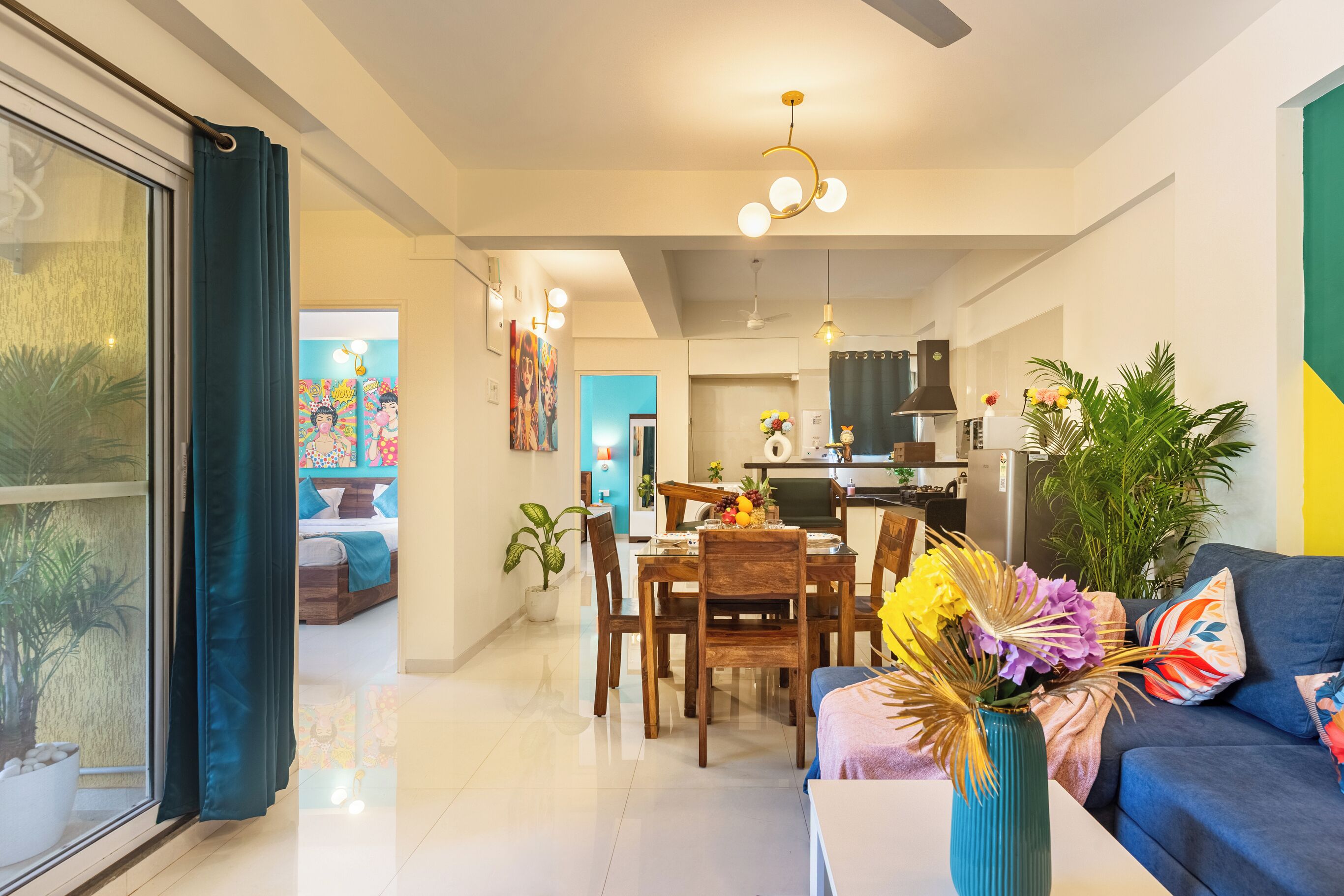 Superior Apartment | Living area | 42-inch LED TV with digital channels