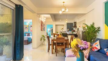 Superior Apartment | Living area | 42-inch LED TV with digital channels