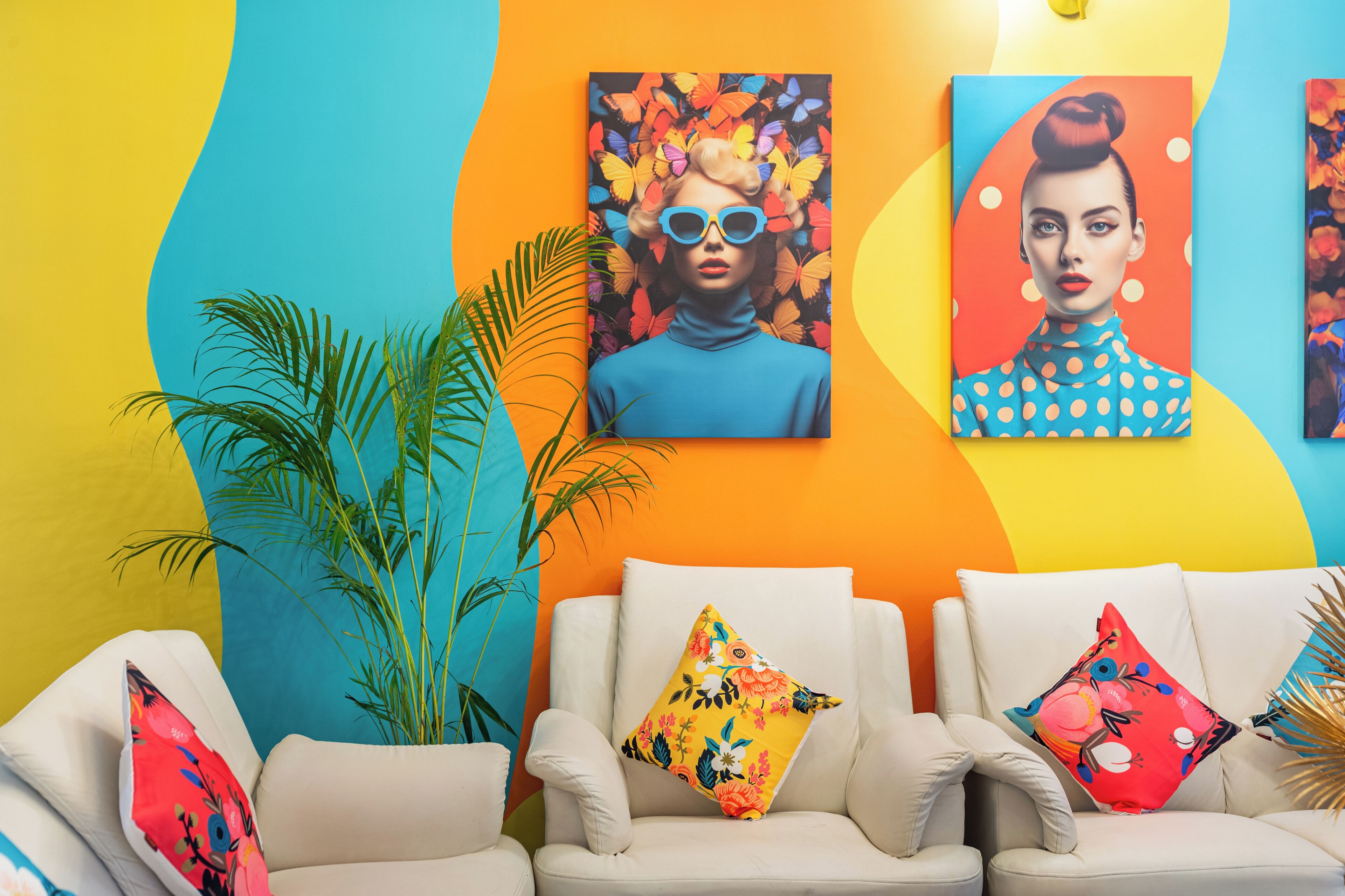 Apartment | Living area | 42-inch LED TV with digital channels