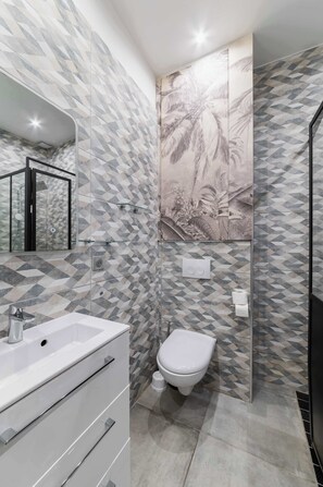 Shower, free toiletries, hair dryer, towels - Appartement lumineux vaugirard a Paris 15 - 4P (Paris)