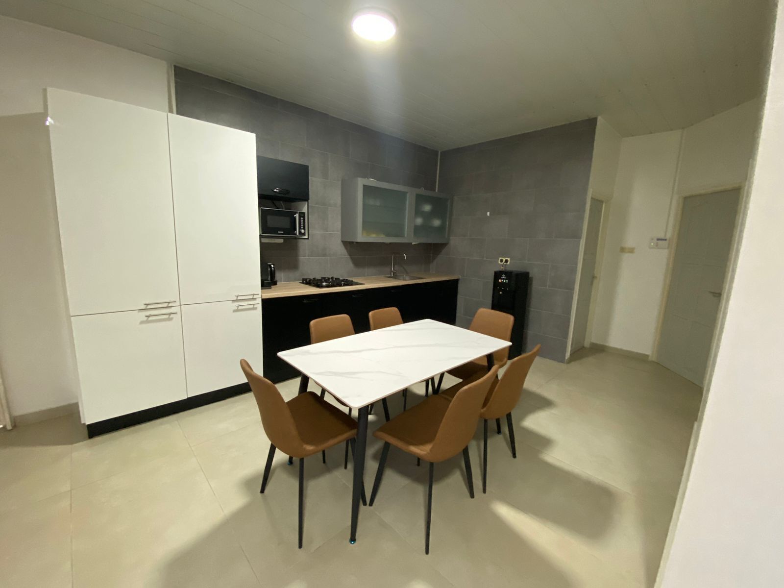 Apartamento de lujo, patio | Cocina privada | Hervidor eléctrico y tostadora