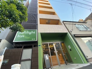 Voorkant van accommodatie