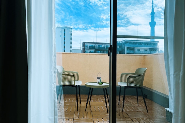 Luxury Double Room, Non Smoking, City View | Terrace/patio