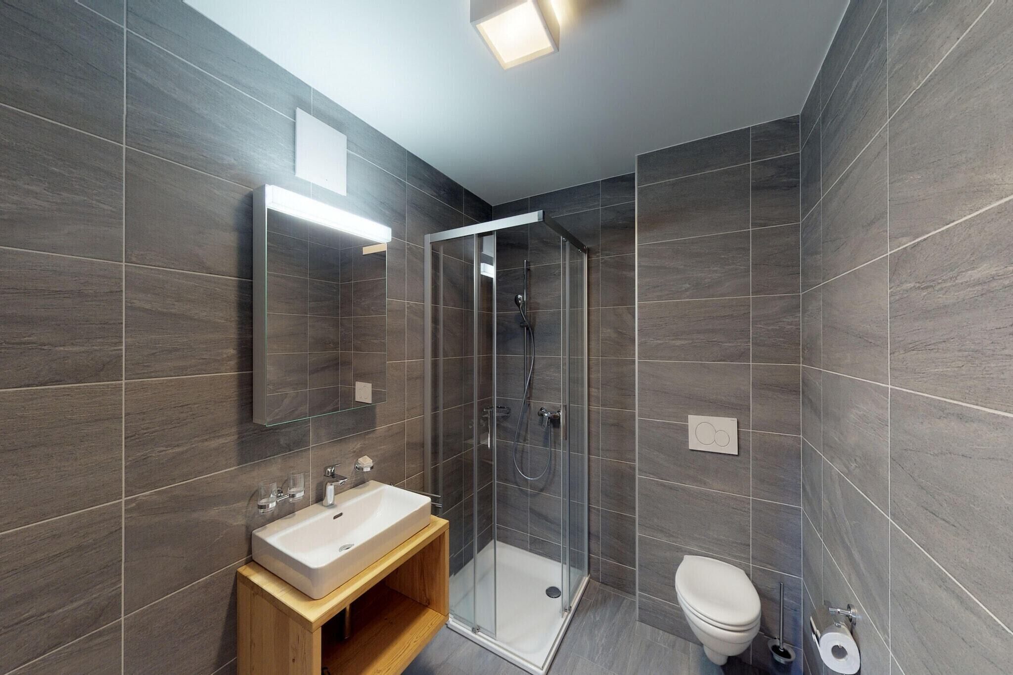 Shower, hair dryer