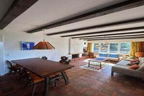 TV, fireplace, DVD player