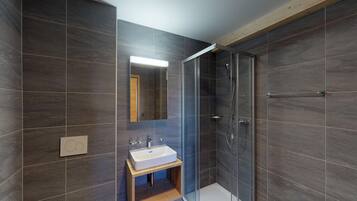 Shower, hair dryer