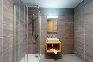 Shower, hair dryer