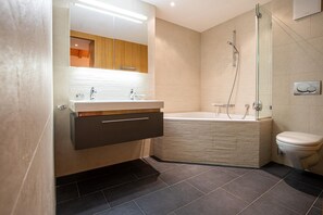 Shower, hair dryer