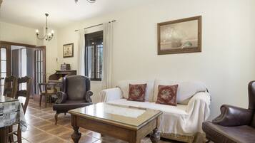 TV, fireplace, DVD player