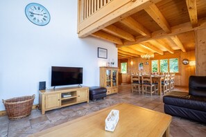 Smart TV, fireplace, DVD player - Chalet in Veysonnaz with balcony (Veysonnaz)