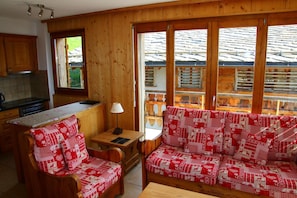 Smart TV, DVD player - Cozy apartment with Rhône Valley view (Veysonnaz)