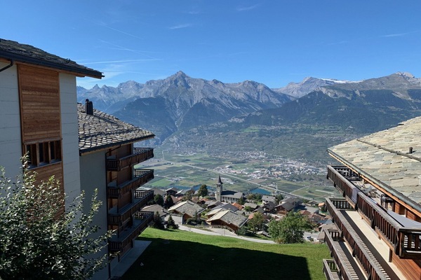 Blick von der Unterkunft