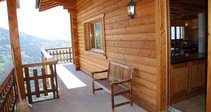 Chalet in Veysonnaz with mountain view