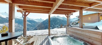 Exuberante chalet en Heremence con sauna
