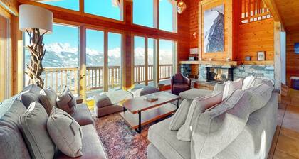 Chalet in Veysonnaz mit Whirlpool