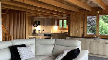 TV, fireplace, DVD player