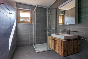 Shower, hair dryer