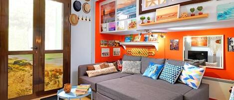 Smart-tv och böcker