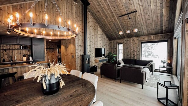 Cabane, 3 chambres, accessible aux personnes à mobilité réduite, patio | Salle de séjour