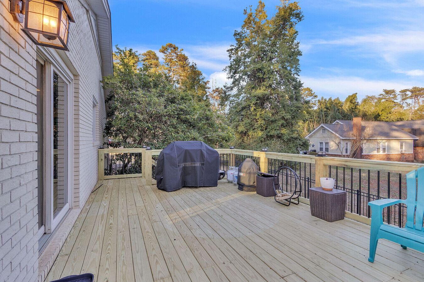 Propane and charcoal grill available for grilling out with the whole family! Extra propane tank available!