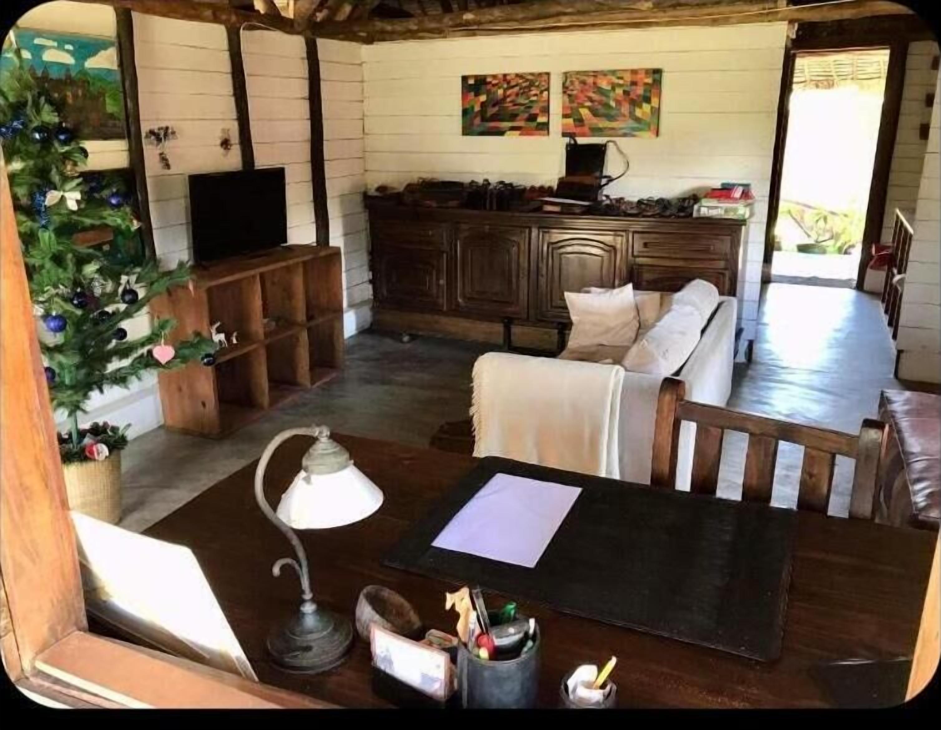 Chalet, 2 chambres, fumeur, balcon | Salle de séjour