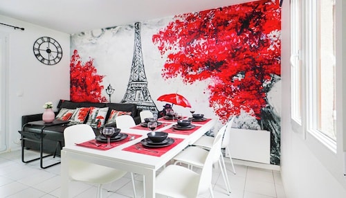 3BR•2BA•Paris 15min • Free Parking•Metro 4