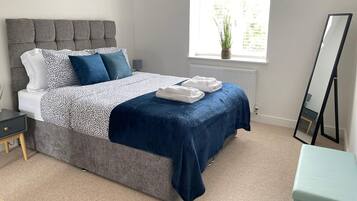 Superior Apartment, City View | 2 bedrooms, desk, laptop workspace, iron/ironing board