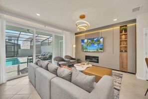 Televisión y oficina 