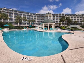 Indoor pool, a heated pool